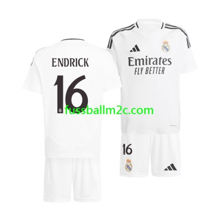 Fußballtrikots Real Madrid ENDRICK 16 Kinder Heim Trikotsatz 2024-2025 Fußballtrikots Real Madrid ENDRICK 16 Kinder Heim Trikotsatz 2024-2025
